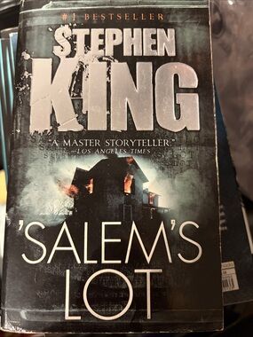 Stephen King 'Salem's Lot Paperback - Black & Teal Cover